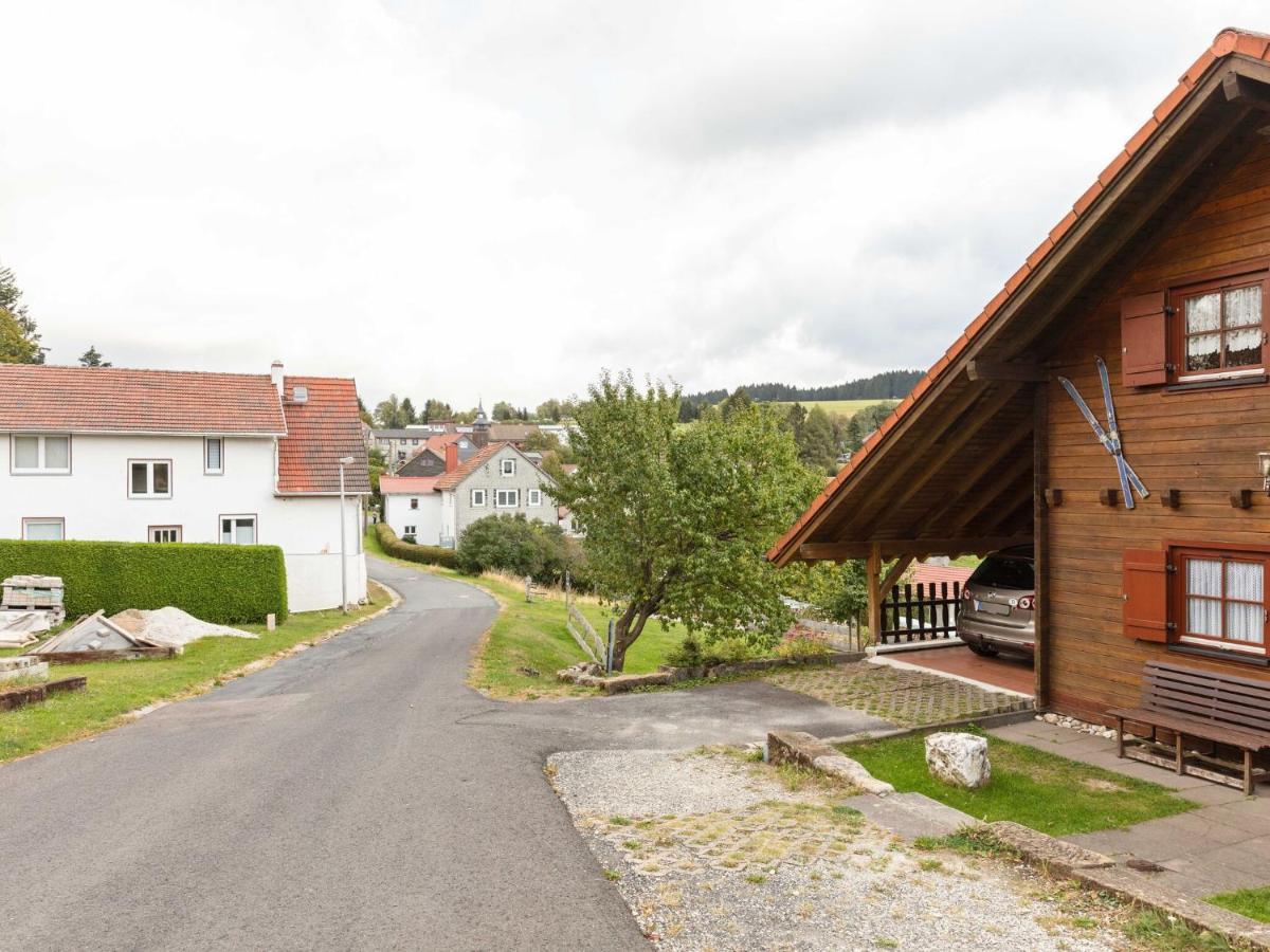 Chalet In Hinterrod Thuringia With Sauna Eisfeld Esterno foto